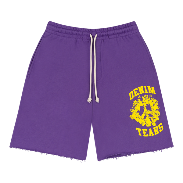 DENIM TEARS - University Sweat Shorts Purple - (Purple)