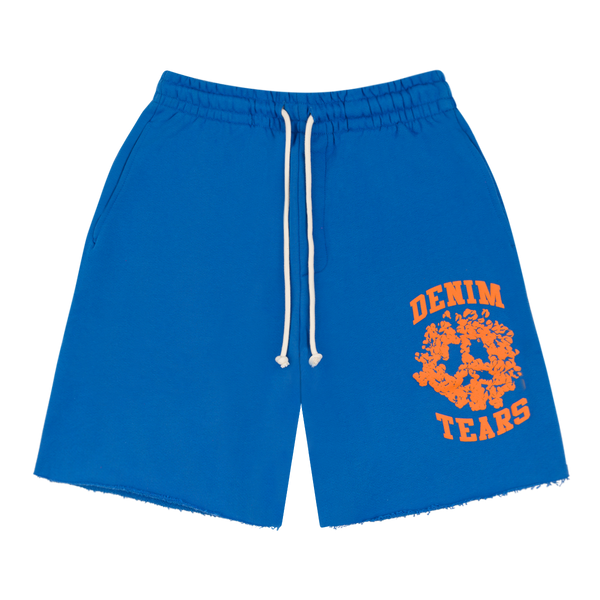 DENIM TEARS - University Sweat Shorts R Blue - (R Blue)