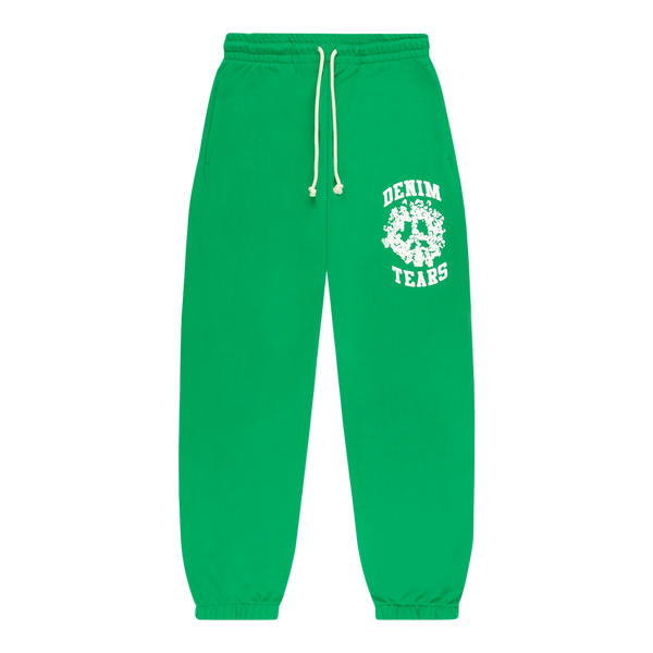 DENIM TEARS - University Sweatpants Green - (Green)