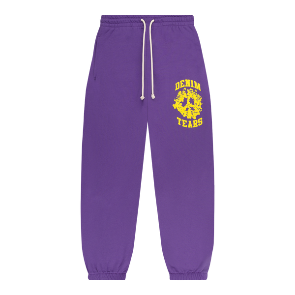 DENIM TEARS - University Sweatpants Purple - (Purple)