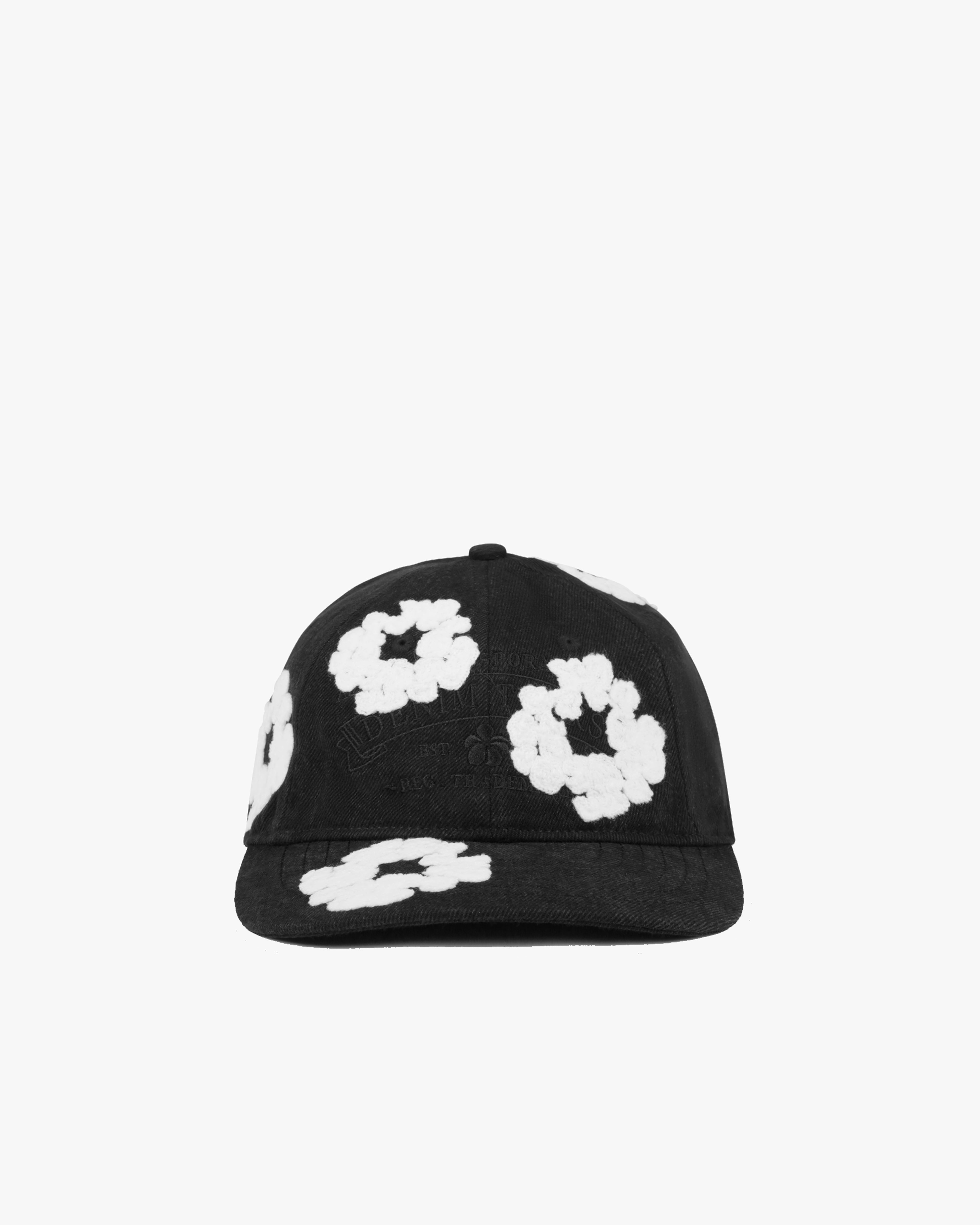 DENIM TEARS: Denim Wreath Cap (Black) | DSMG E-SHOP