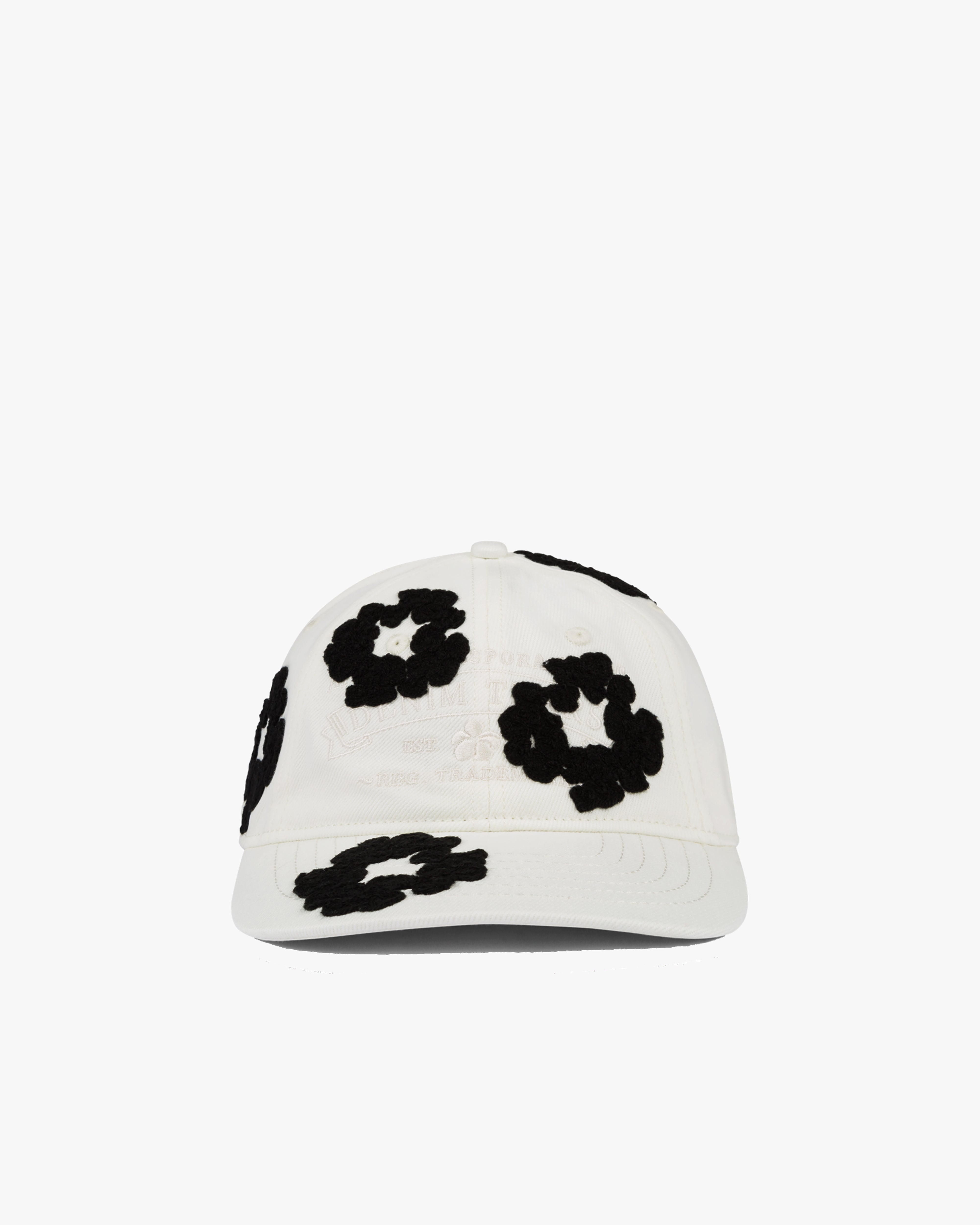 DENIM TEARS: Denim Wreath Cap (White) | DSMG E-SHOP