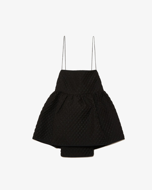 CECILIE BAHNSEN EDITION - Selena Top Matelasse - (Black)