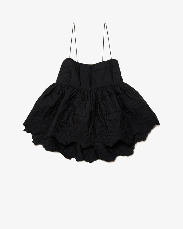 CECILIE BAHNSEN EDITION - Selena Top Quilted - (Black)