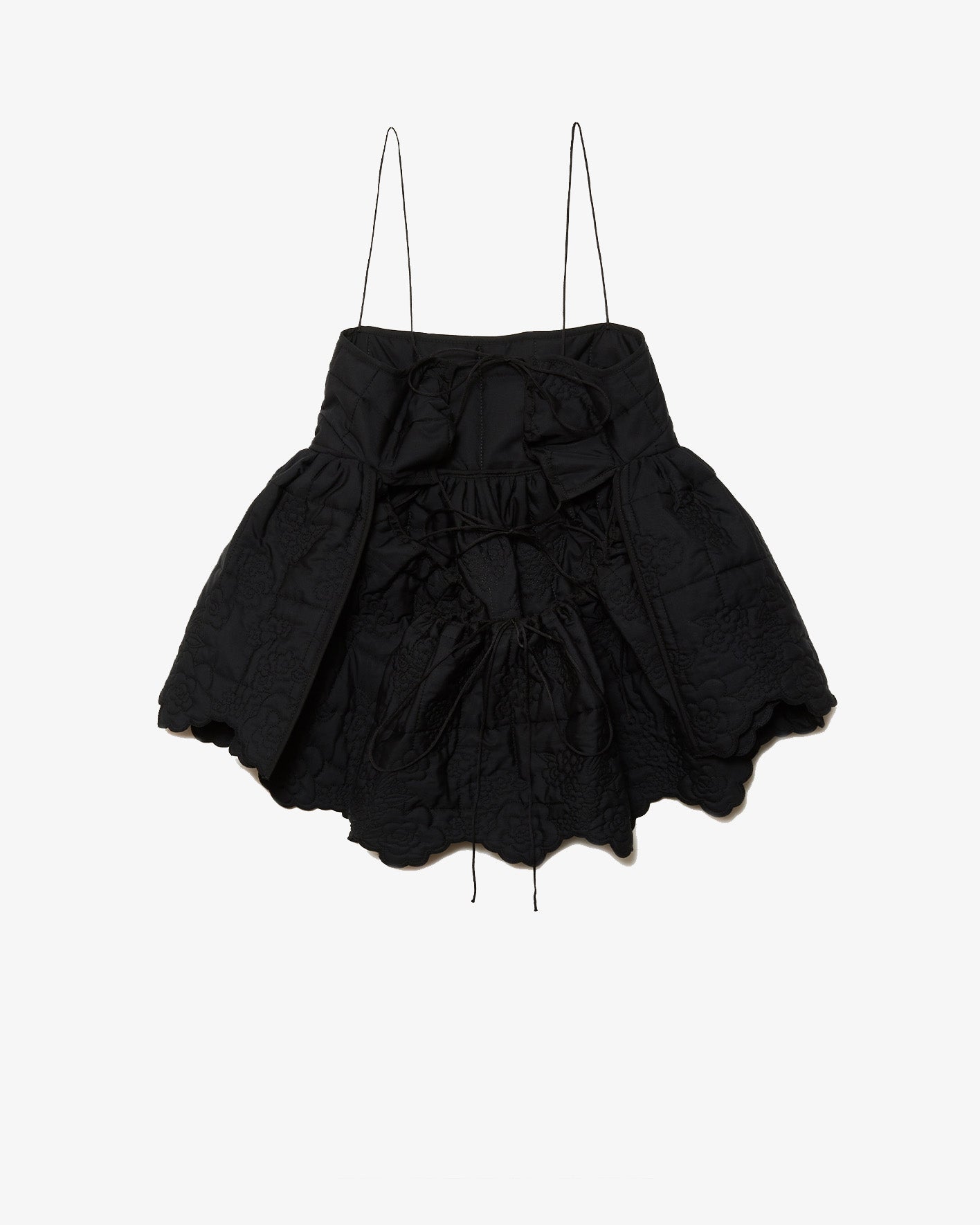 CECILIE BAHNSEN EDITION: Selena Top Quilted (Black) | DSMG E-SHOP