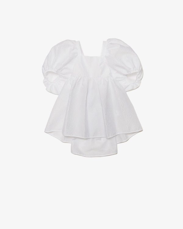 CECILIE BAHNSEN EDITION - Alma Blouse Stria Matelasse W - (White)