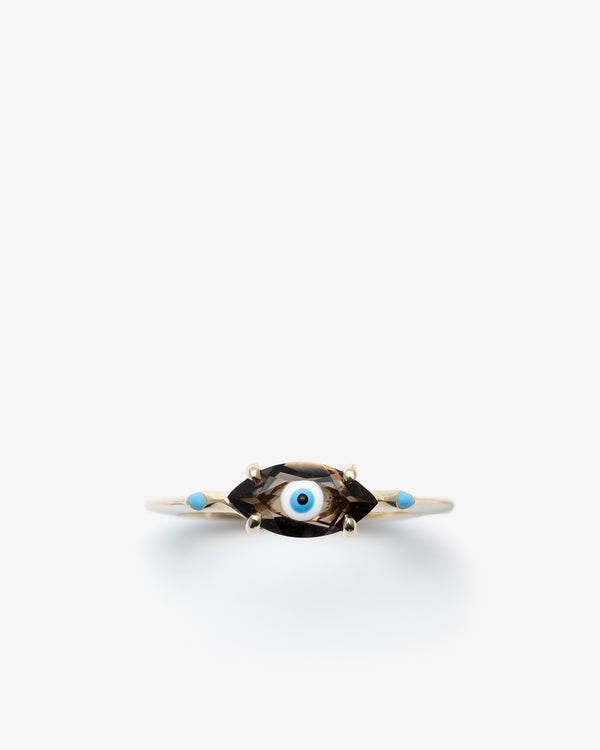 BEA BONGIASCA - Big Eye Ring In 9Kt Yellow Gol - (Z)