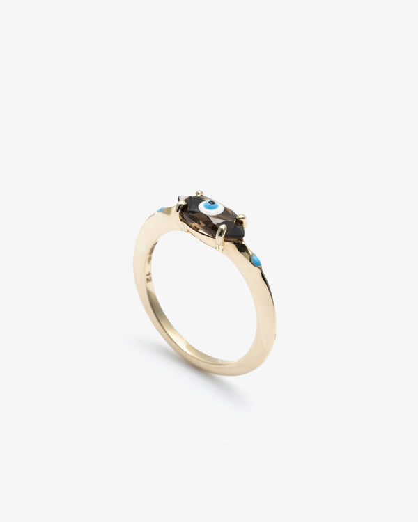 BEA BONGIASCA - Big Eye Ring In 9Kt Yellow Gol - (Z)