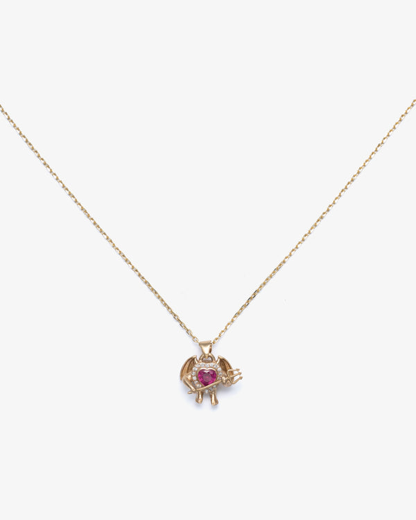 FARBEY & MYSZCZYNSKI - Devil Pendant Necklace - (Gold)