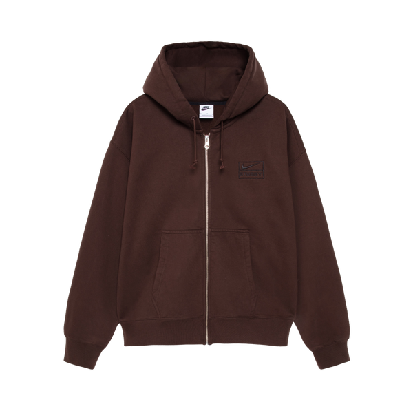 STUSSY - Stüssy & NIKE Stone Washed Fleece Zip Hoodie - (Daci)
