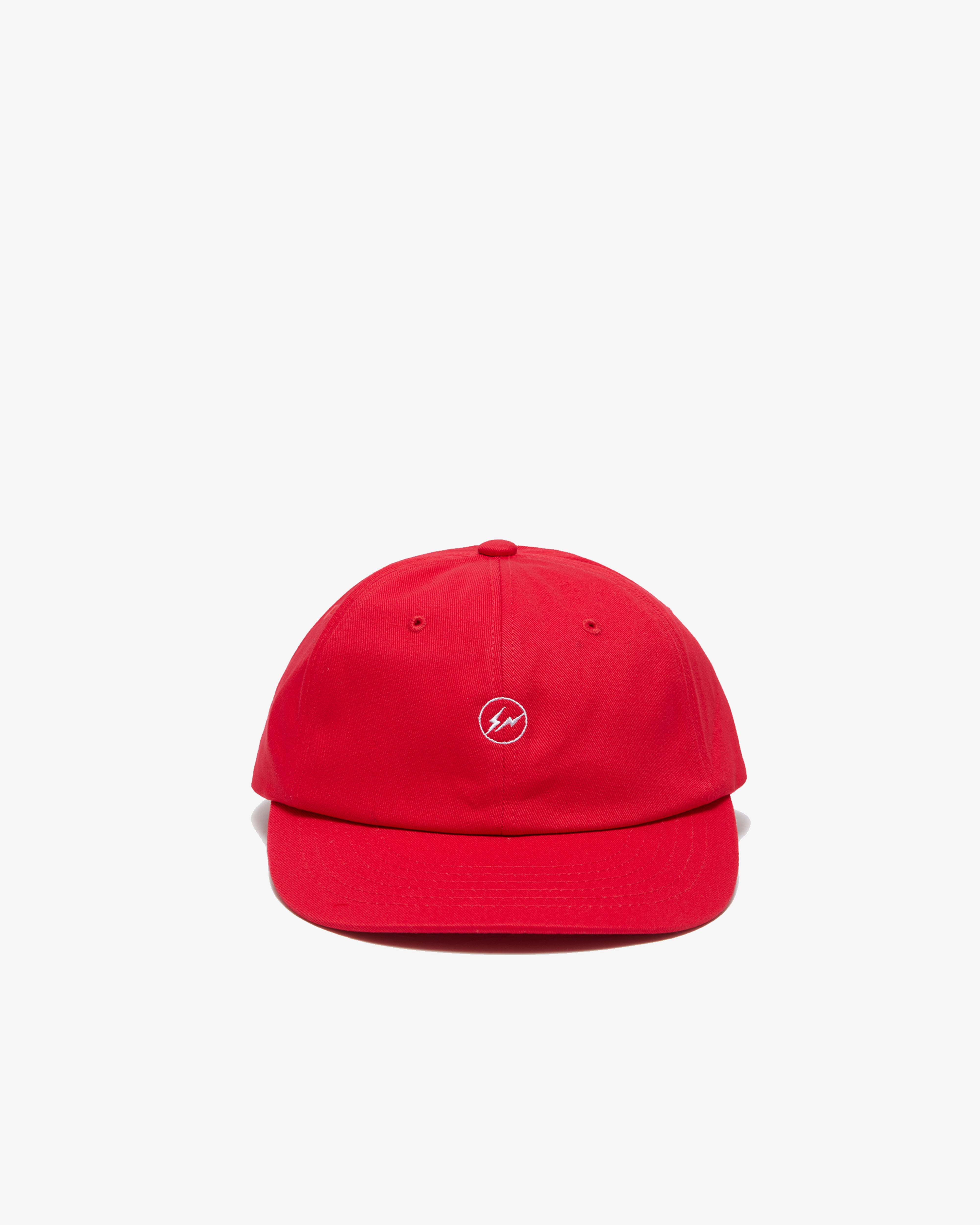 FRGMT_MINI: KIDS Mini Logo 6 Panel Cap (Red) | DSMG E-SHOP