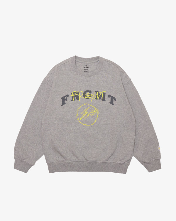 FRGMT_MINI - KIDS Logo Crewneck - (Melange Grey)