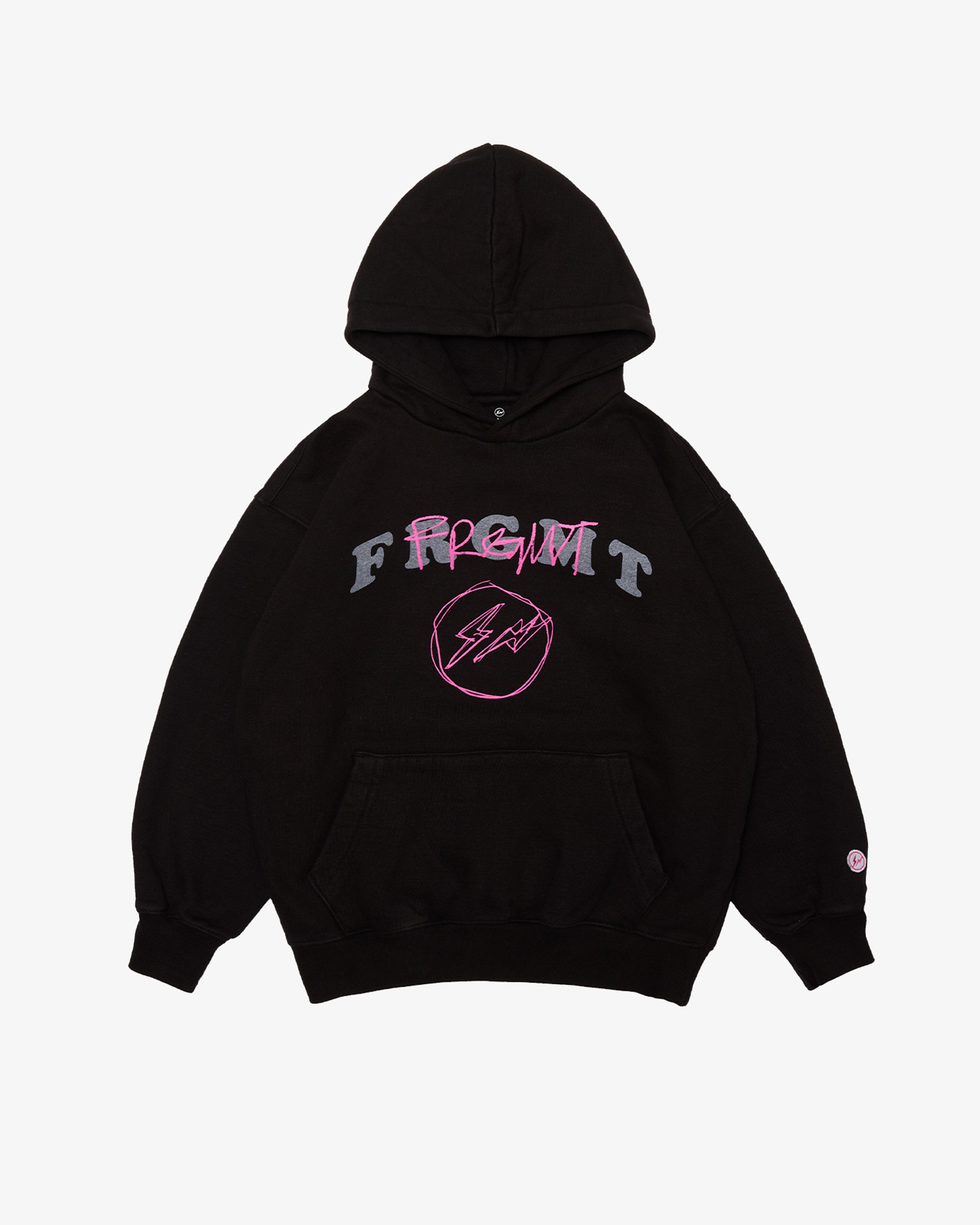 FRGMT_MINI: KIDS Logo Hoodie (Black) | DSMG E-SHOP