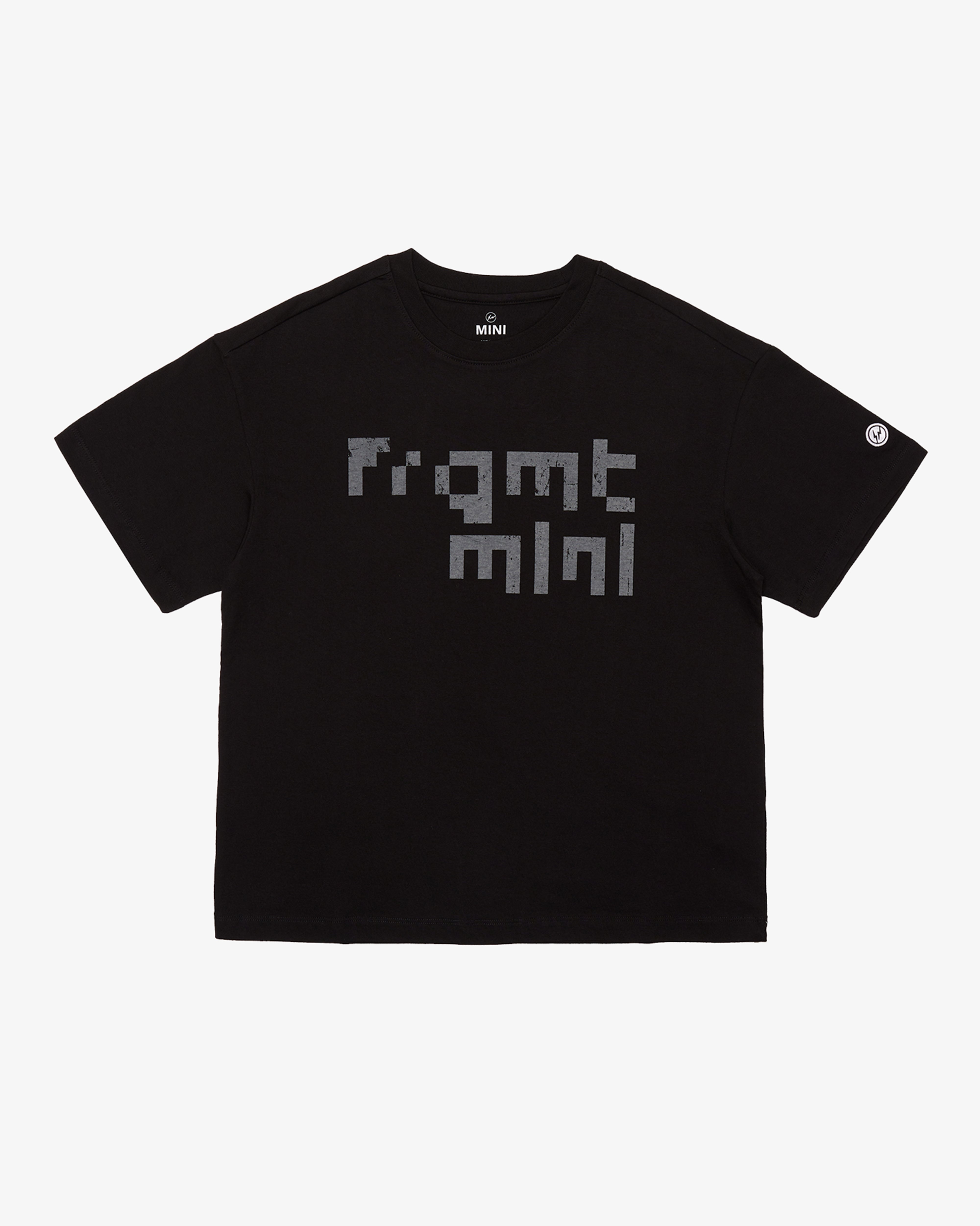 FRGMT_MINI: KIDS Pixel Logo T-Shirt (Black) | DSMG E-SHOP