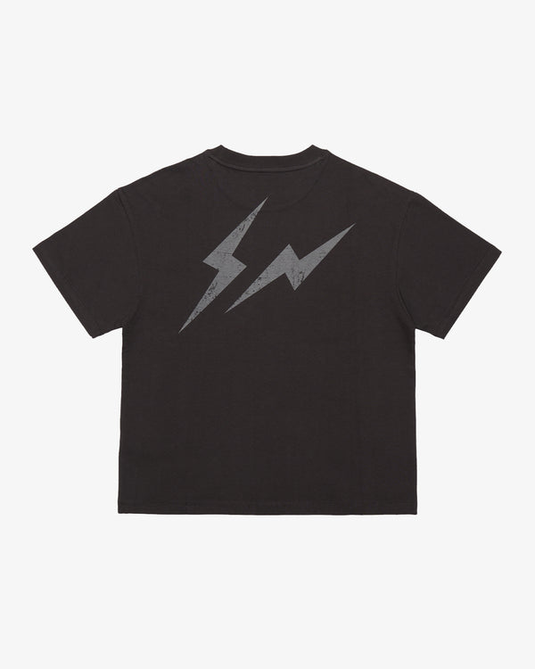 FRGMT_MINI - KIDS Pixel Logo T-Shirt - (Charcoal)