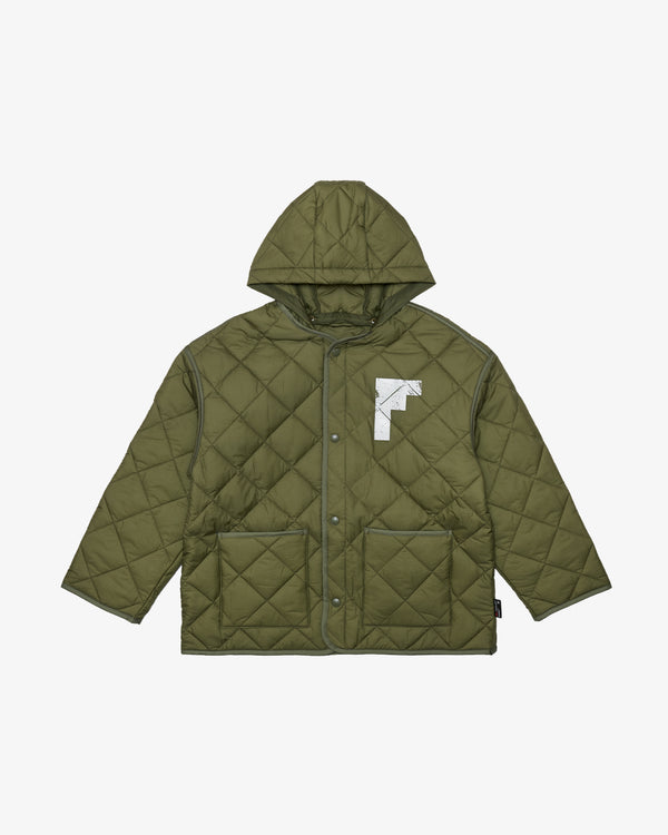 FRGMT_MINI - KIDS Pixel Logo Liner Jacket - (Khaki)