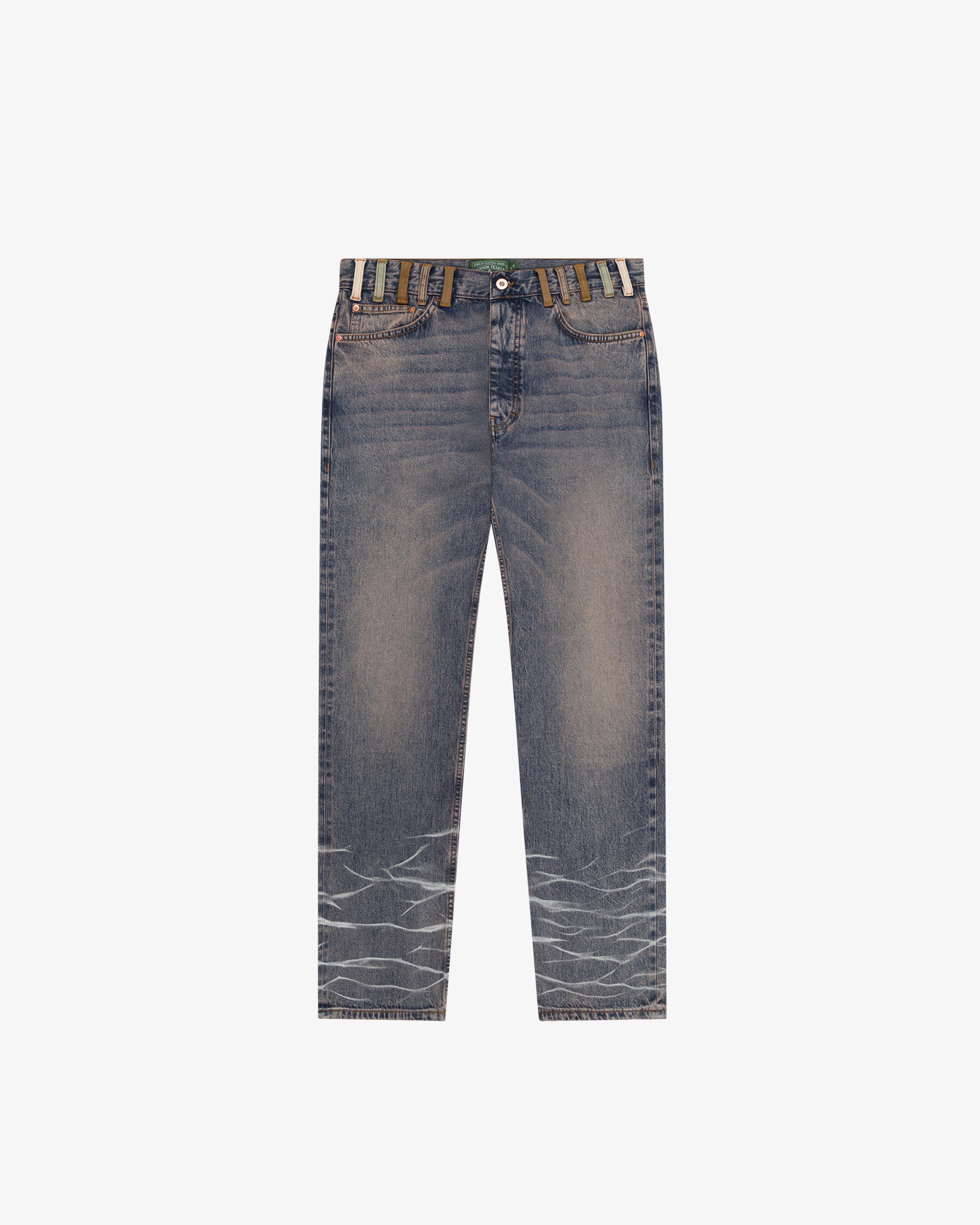 DENIM TEARS: Builder Denim Pant (L Indigo) | DSMG E-SHOP