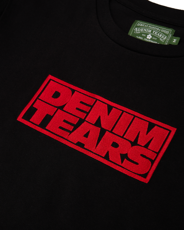 DENIM TEARS - Box Logo Tee - (Black)