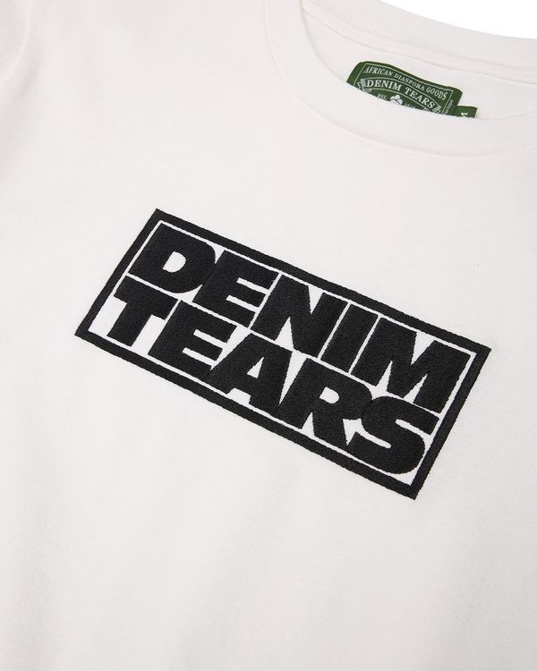 DENIM TEARS - Box Logo Tee - (White)