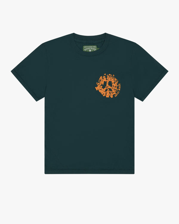 DENIM TEARS - Denim University Ss Tee - (Green/Yellow)