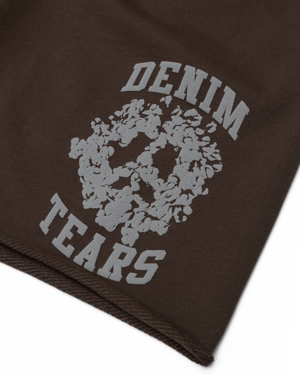 DENIM TEARS - Denim University Sweatshort - (Brown/Grey)