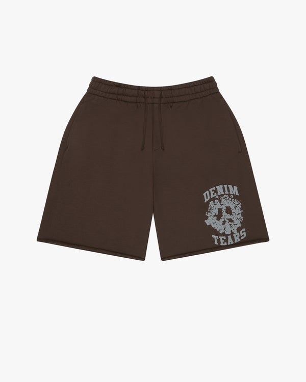 DENIM TEARS - Denim University Sweatshort - (Brown/Grey)