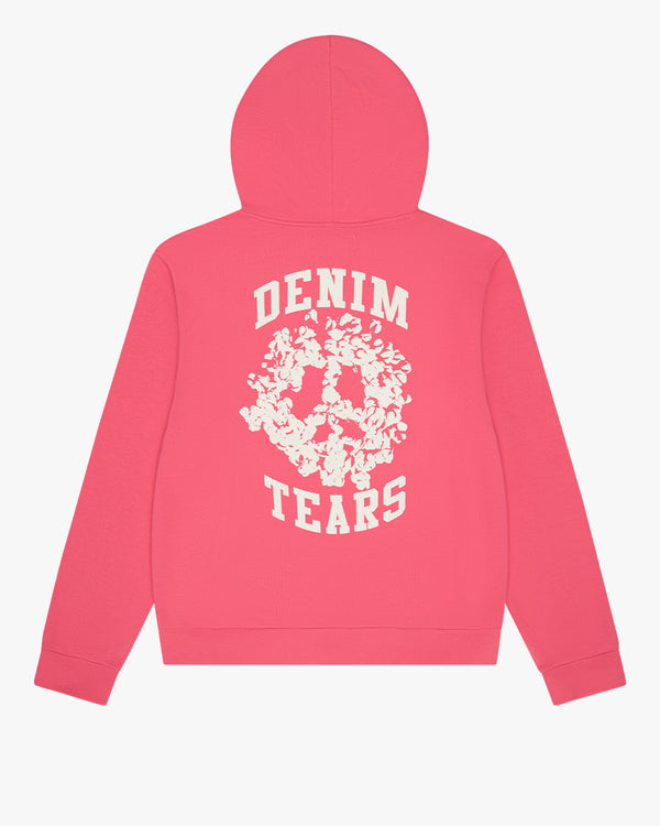 DENIM TEARS - Denim University Zip Hoodie - (Pink)