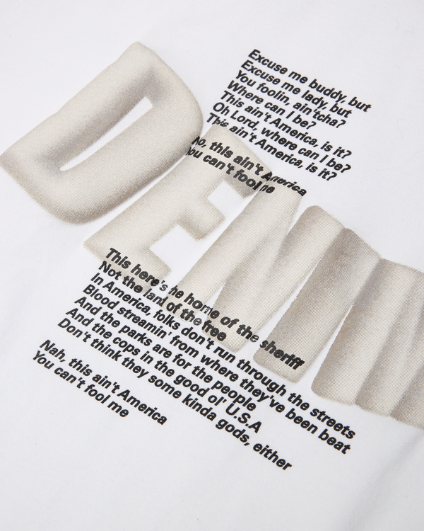DENIM TEARS - Gothic Tee - (White)