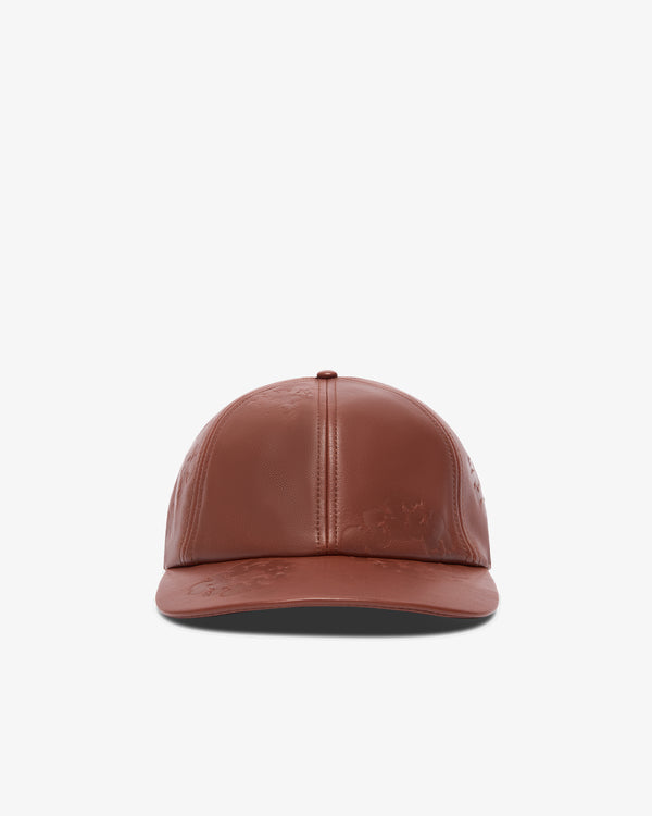 DENIM TEARS - Mvp Leather Cotton Wreath Cap - (Brown)