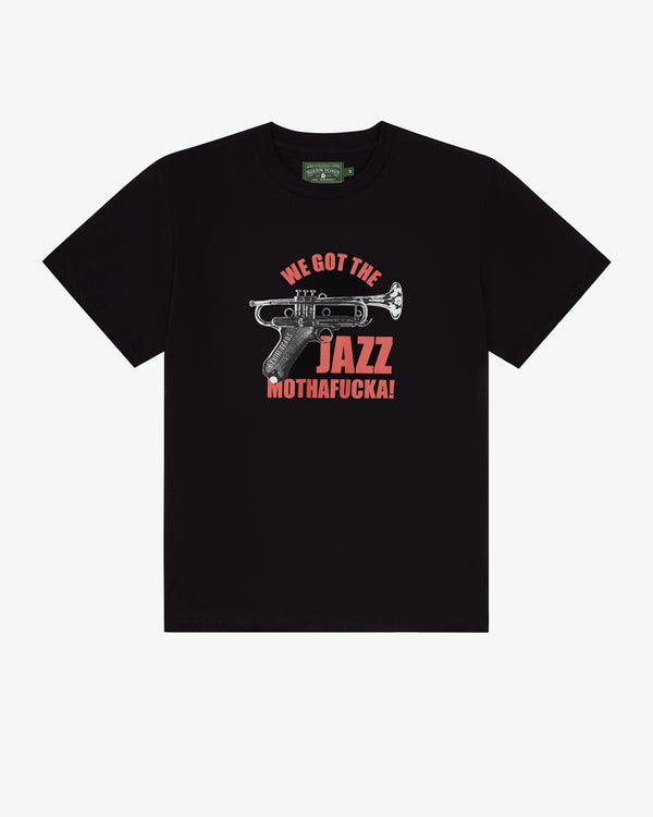 DENIM TEARS - St. Albans Tee Black - (Black)