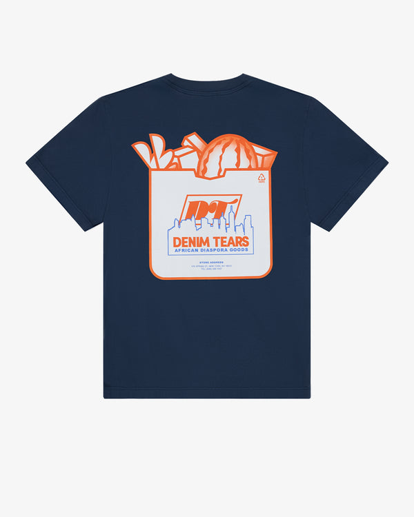 DENIM TEARS - Supermarket Tee Navy - (Navy)