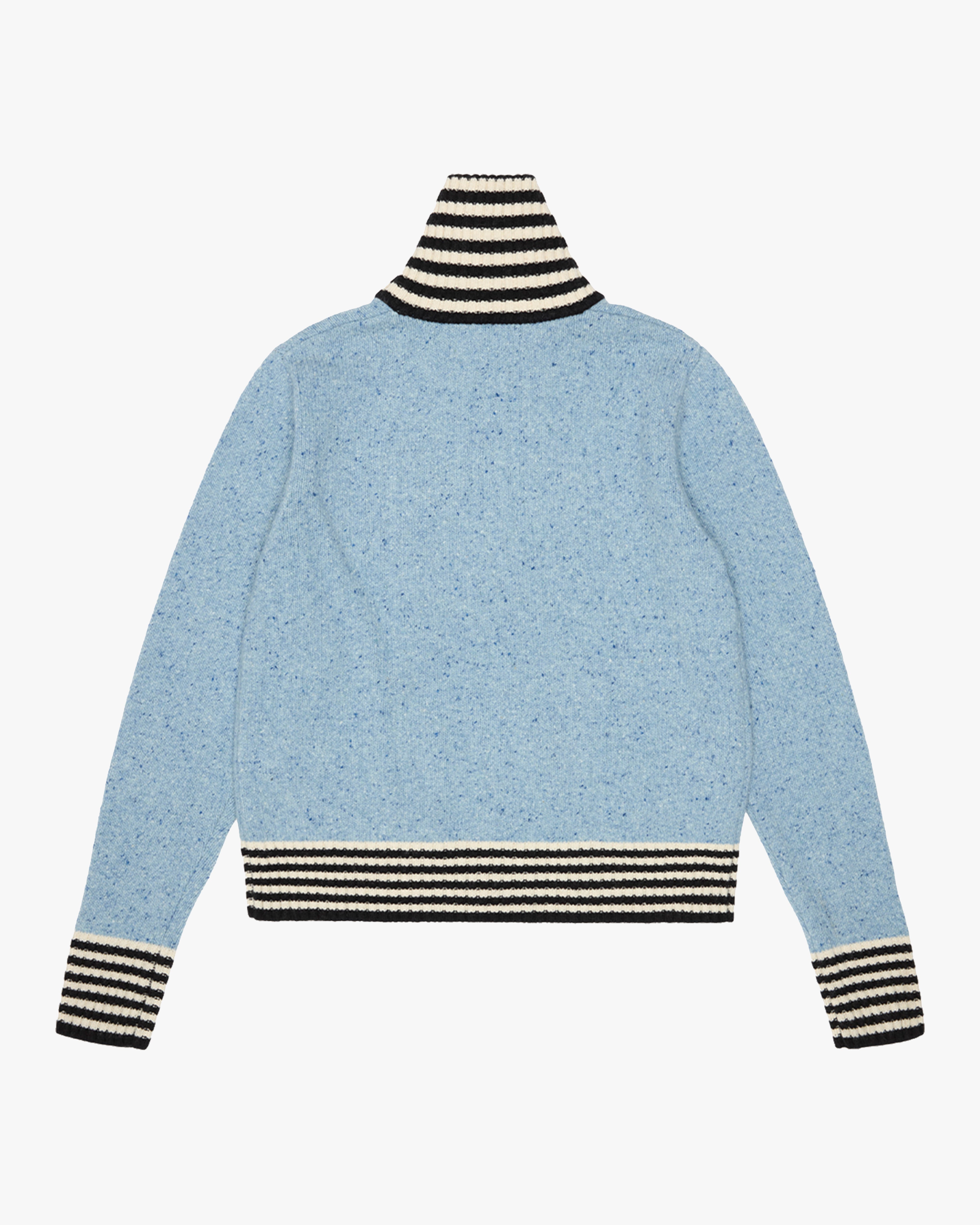 DENIM TEARS: Wide Stripe Rib Zip (Blue) | DSMG E-SHOP