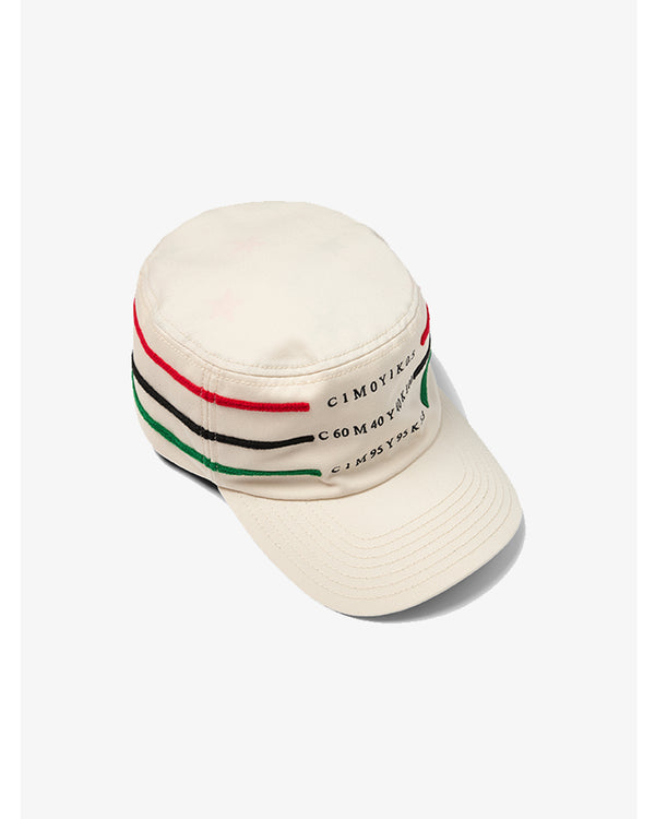 DENIM TEARS - Thomas Orito Cap - (Beige)