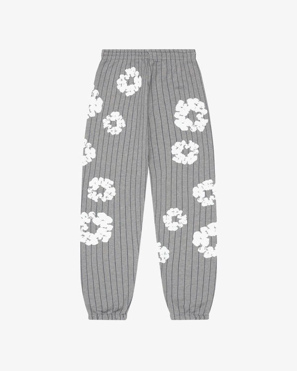 DENIM TEARS - Black Yankees Pinstripe Sweatpants - (Grey)