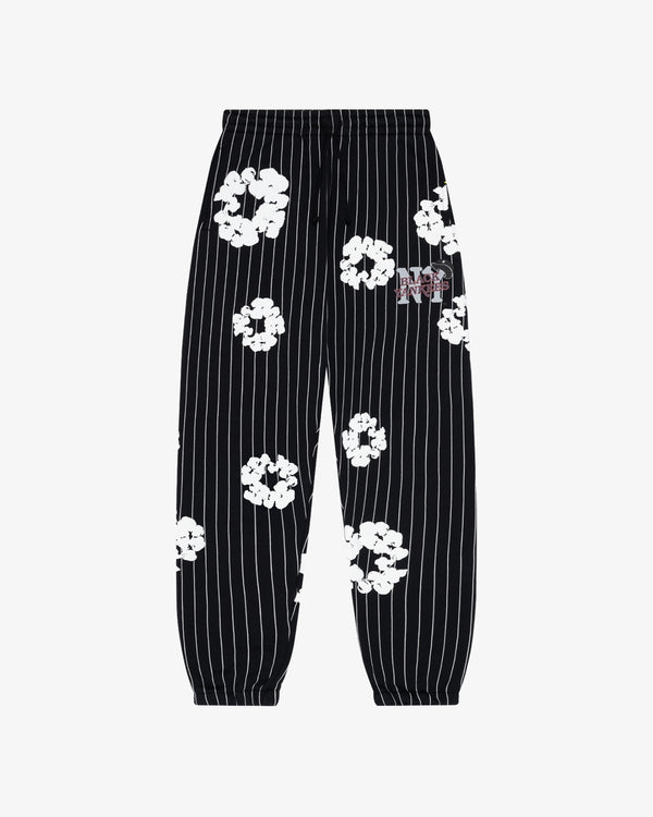 DENIM TEARS - Black Yankees Pinstripe Sweatpants - (Black)
