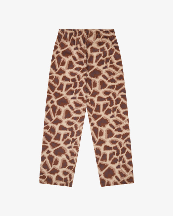 DENIM TEARS - Animal Print Sweatpants - (Brown)
