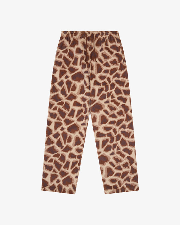 DENIM TEARS - Animal Print Sweatpants - (Brown)
