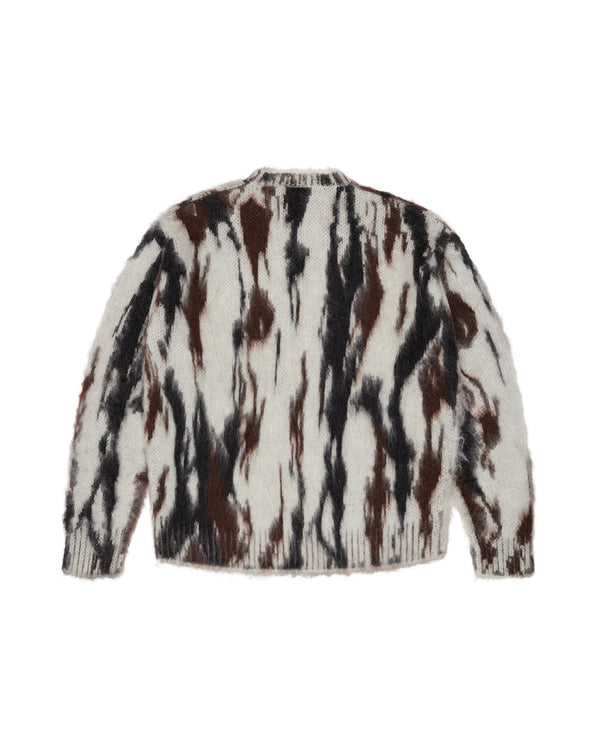 DENIM TEARS - Mohair Camo Sweater - (Multi)