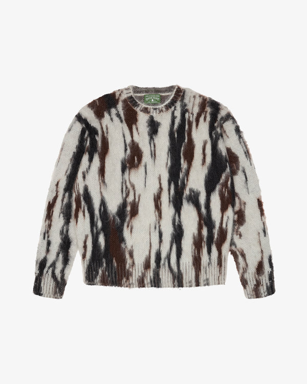 DENIM TEARS - Mohair Camo Sweater - (Multi)