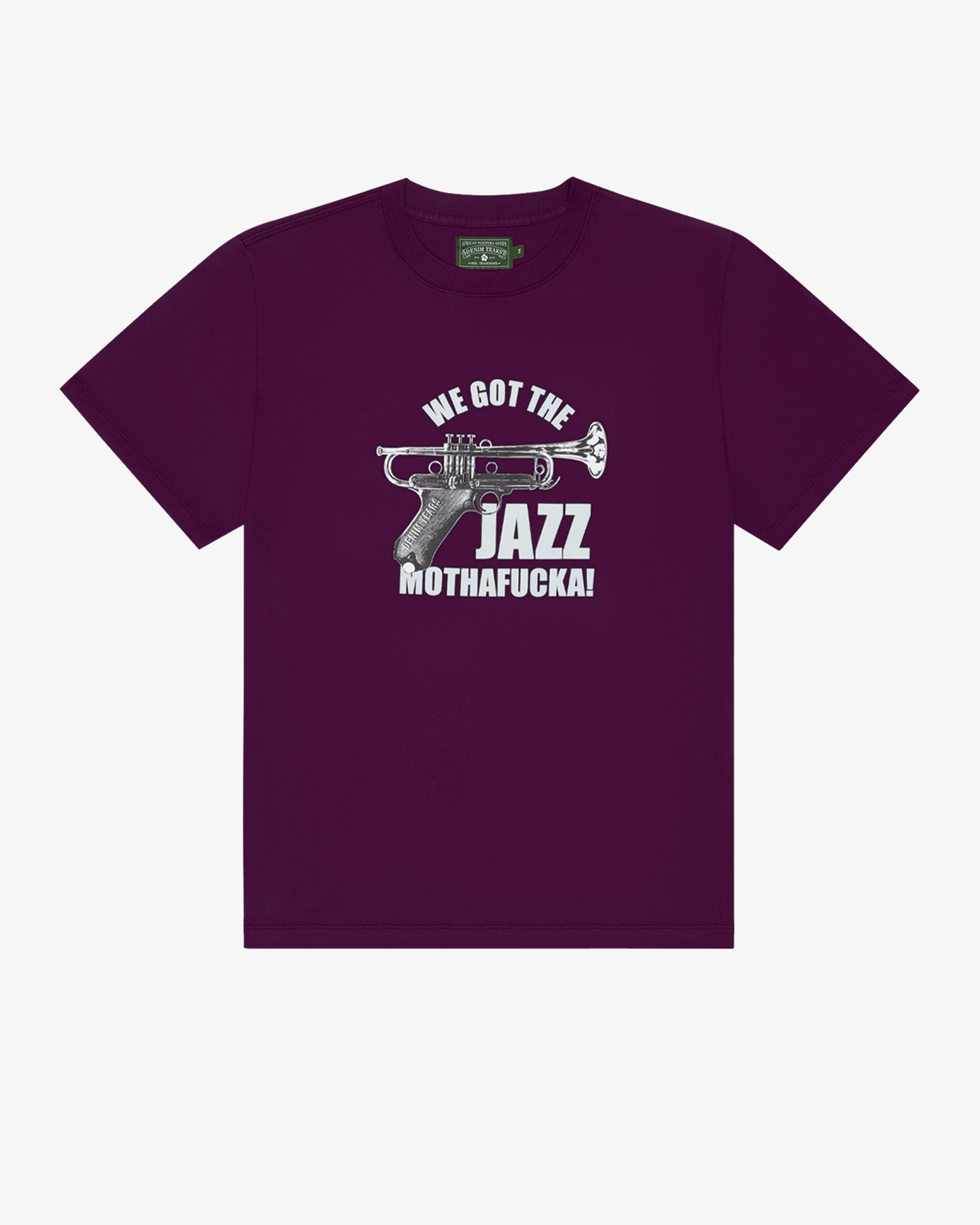 DENIM TEARS: St. Albans Tee (Purple) | DSMG E-SHOP