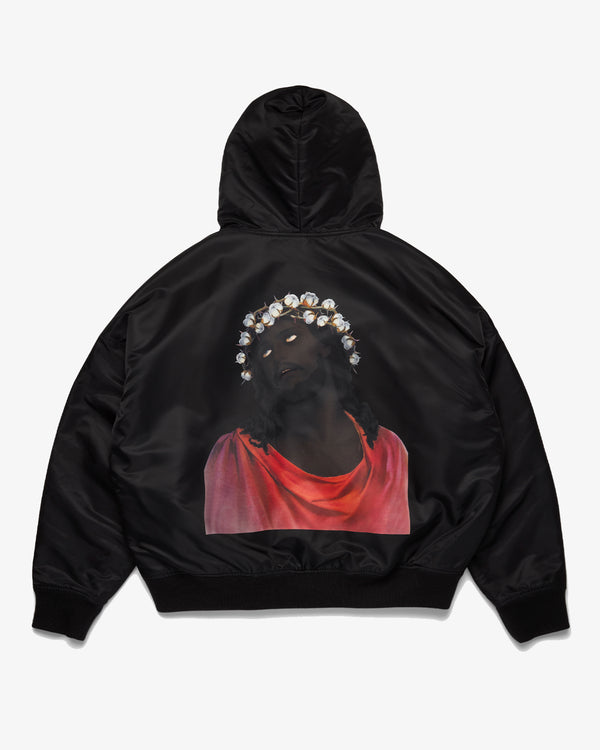 DENIM TEARS - Reversible Hoodie - (Black)