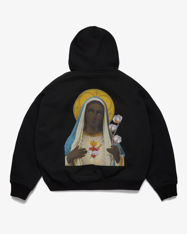 DENIM TEARS - Reversible Hoodie - (Black)