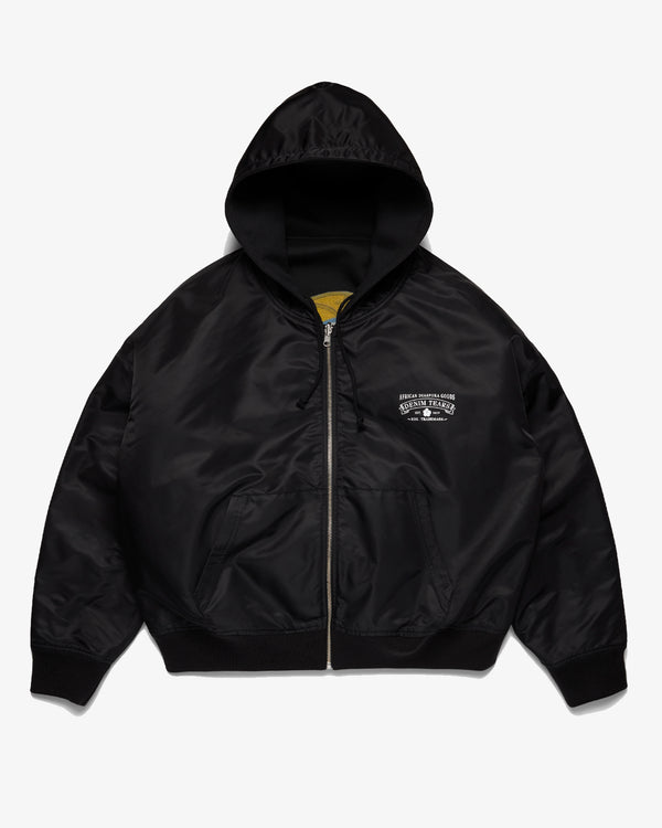DENIM TEARS - Reversible Hoodie - (Black)