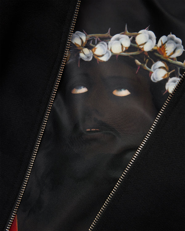 DENIM TEARS - Reversible Hoodie - (Black)