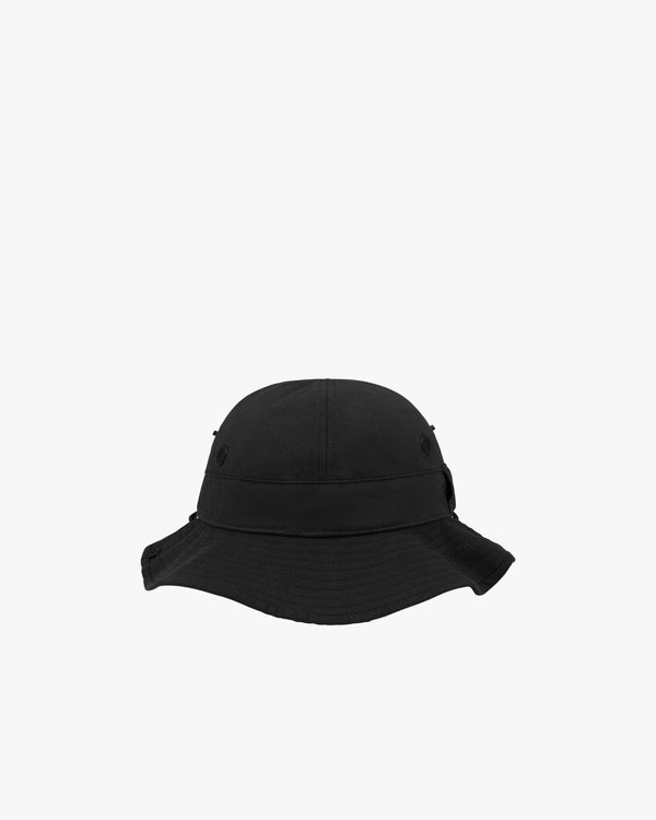DENIM TEARS - Floral Logo Bucket Hat - (Black)