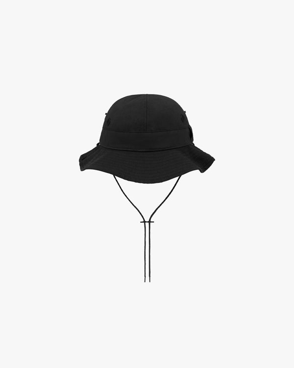 DENIM TEARS - Floral Logo Bucket Hat - (Black)