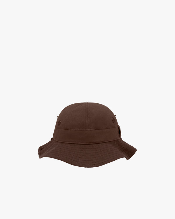 DENIM TEARS - Floral Logo Bucket Hat - (Brown)