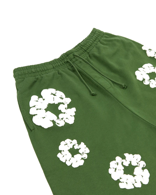 DENIM TEARS - Cotton Wreath Shorts - (Green)