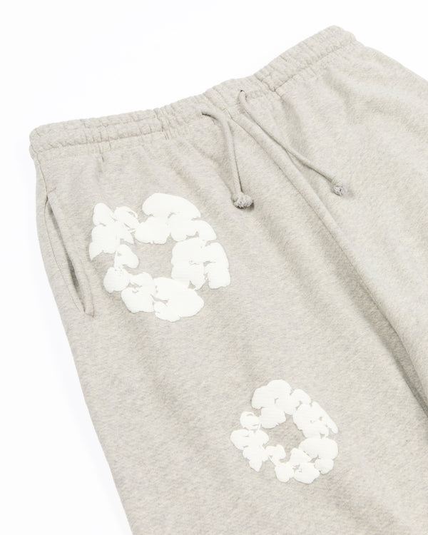 DENIM TEARS - Cotton Wreath Open Hem Sweatpants - (Grey)