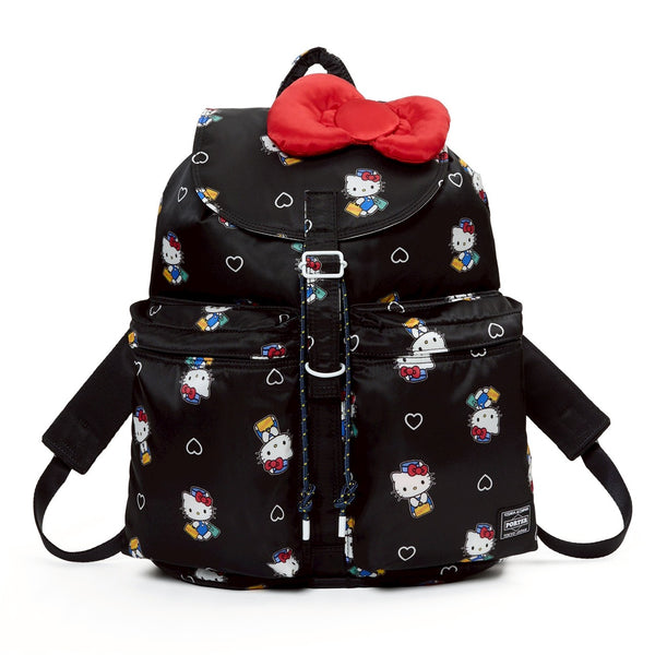 PORTER - HELLO KITTY x PORTER RUCKSACK - (Black)